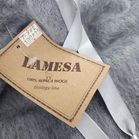 New Lamesa Alpaca Grey Wool Maxi Skirt Sz XXL - Picture 15 of 15